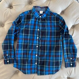 Gymboree Blue and Red Plaid Shirt